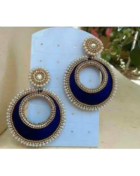 Earring  - Blue and Silver